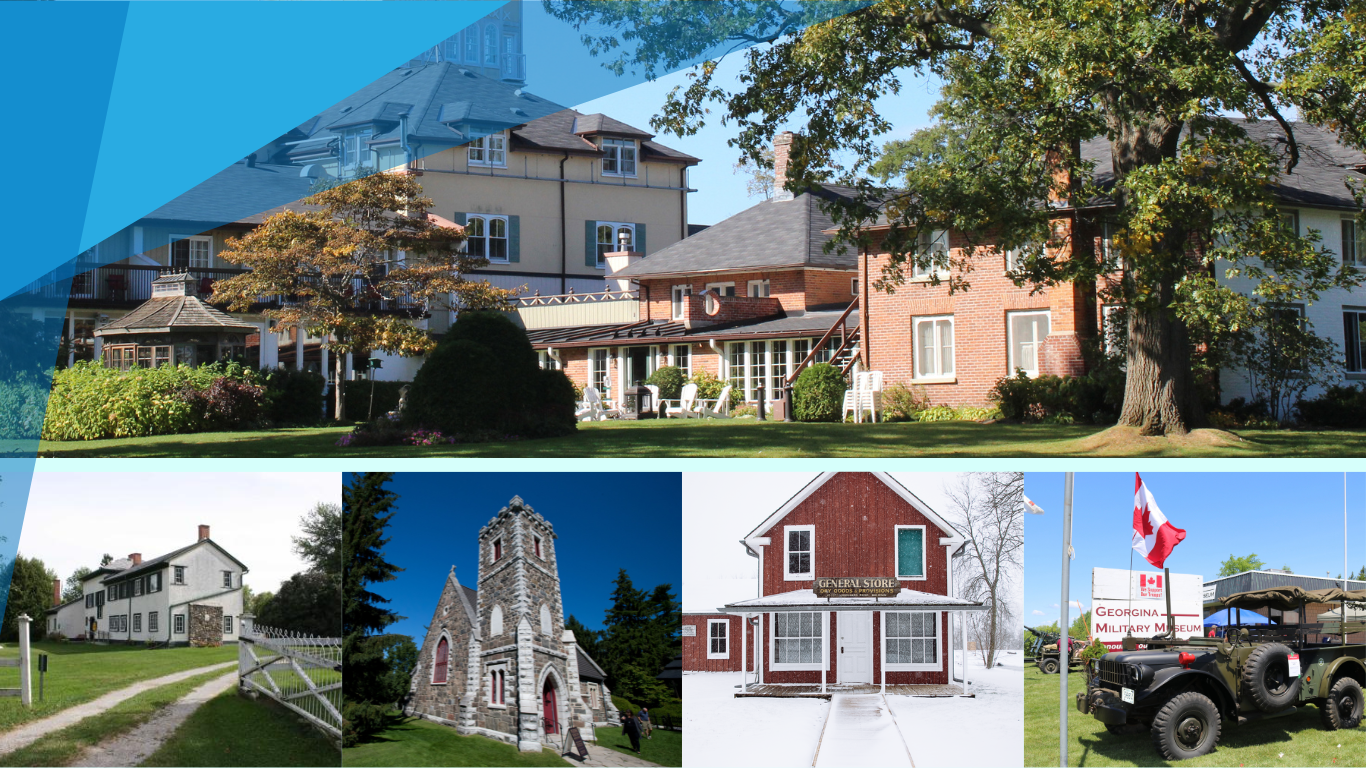 images of historic sites in the Town of Georgina