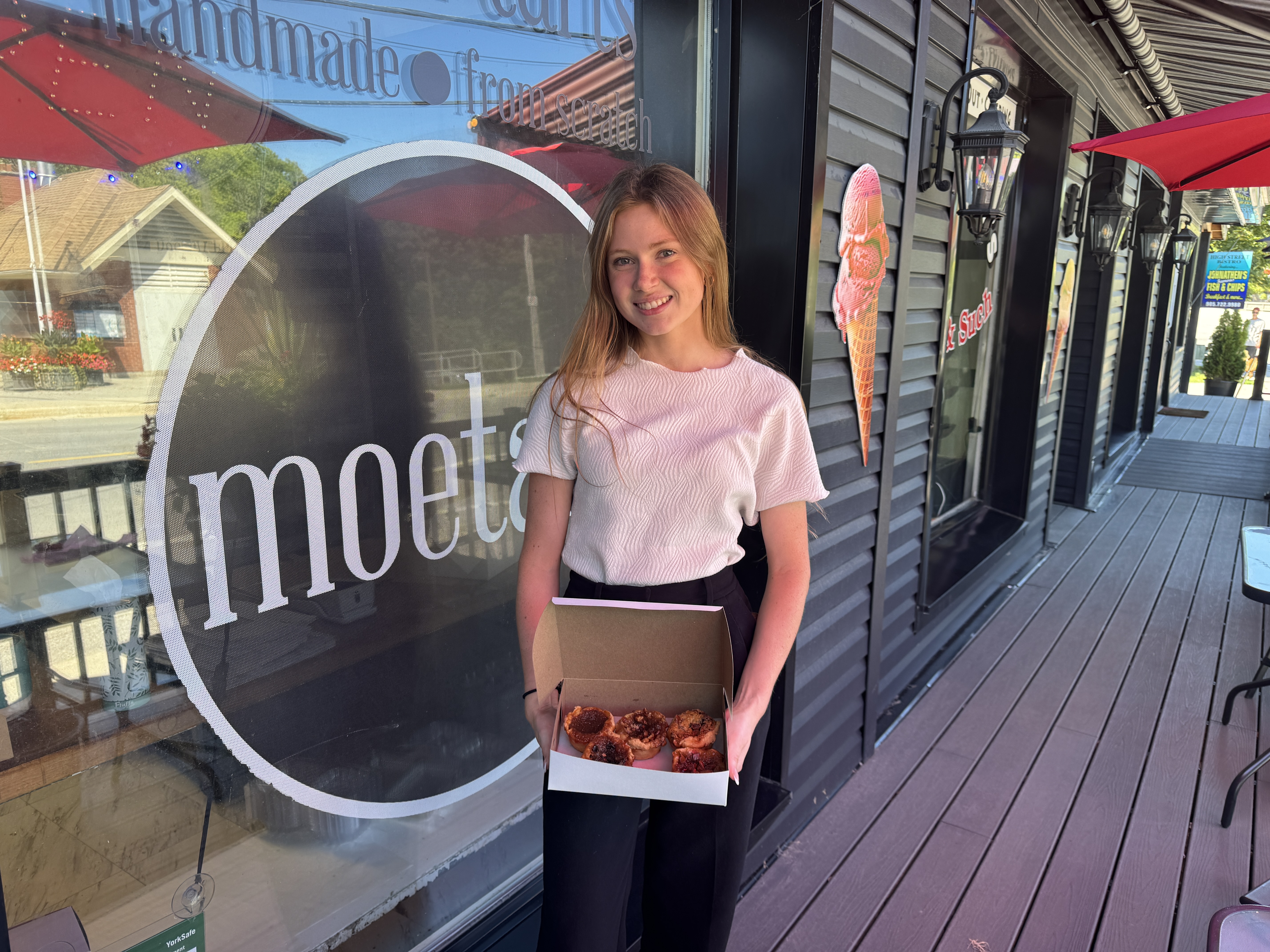 award winning butter tarts in Georgina's downtown Sutton