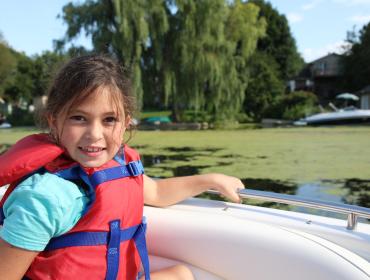 girl boating